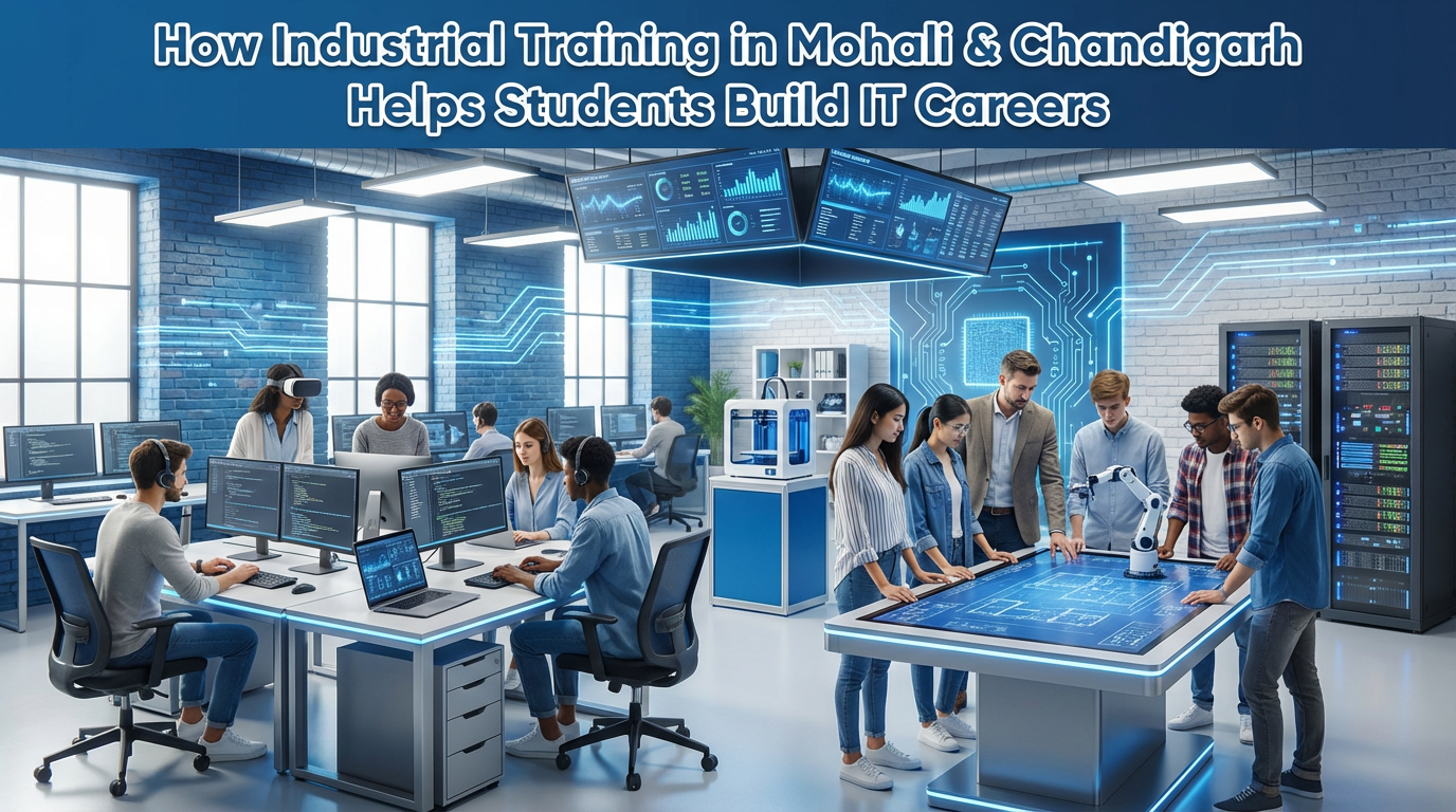 How Industrial Training in Mohali & Chandigarh Helps Students Build IT Careers